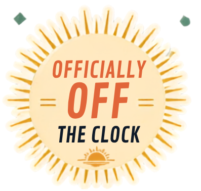 Officially off the clock